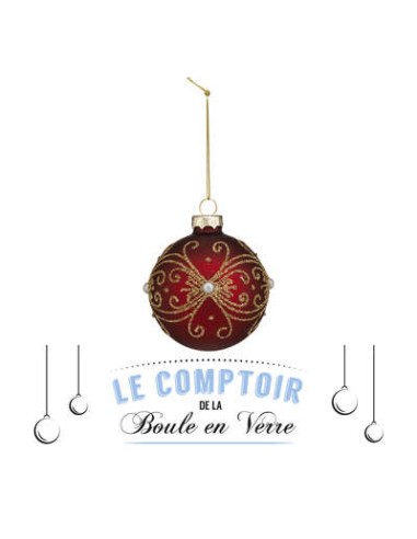 BOULE-DE-NOEL-BAROQUE-ROUGE