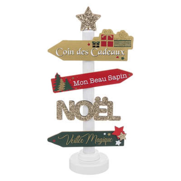 PANCARTE-BOIS-A-POSER-NOEL-H40