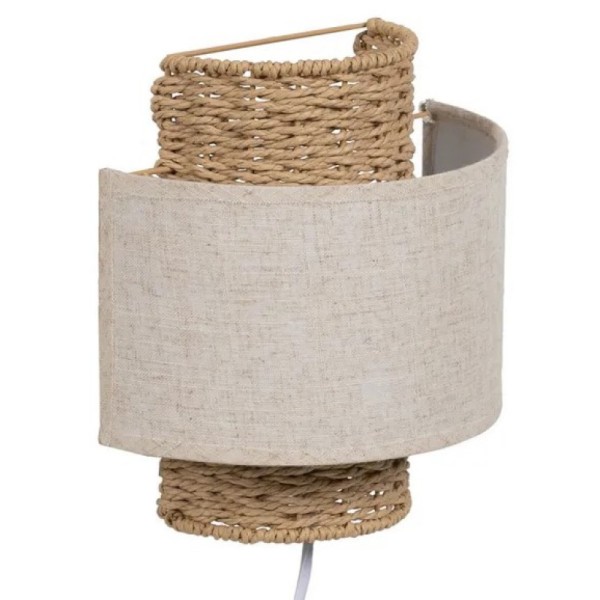 APPLIQUE-MURALE-CORDE-NATUREL