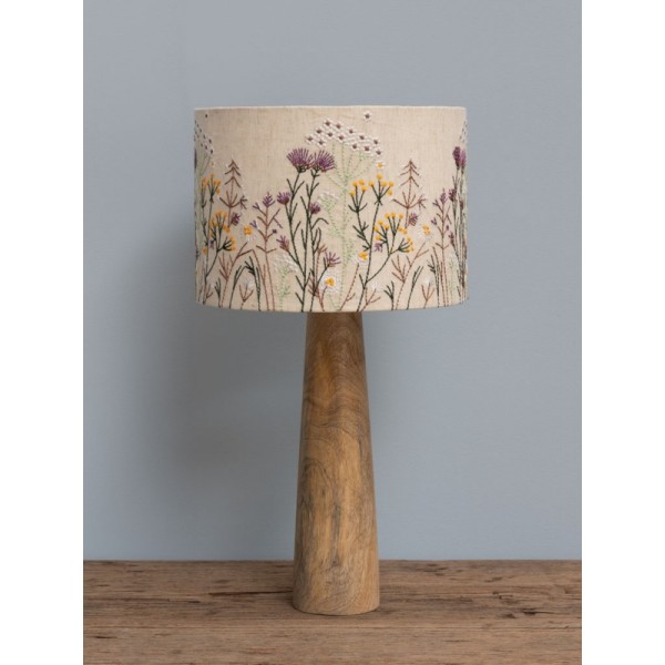 LAMPE BRODEE FLOWERS