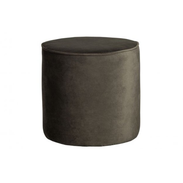 SARA-POUF-ROND-VELOURS-KAKI 2