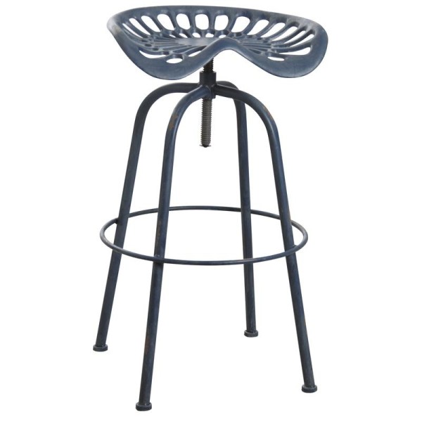TABOURET-TRACTEUR-BLEU