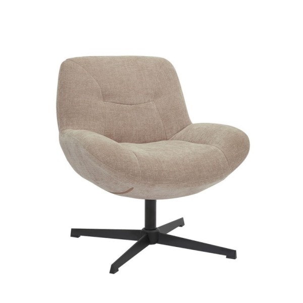 FAUTEUIL PIVOTANT SMILI BEIGE