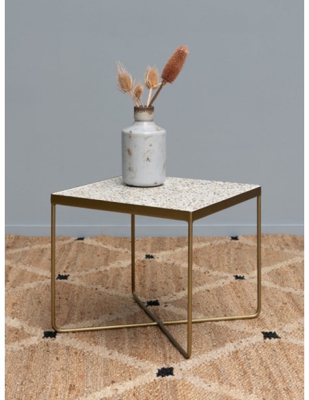 TABLE-D'APPOINT-TERRAZZO-PATINE-LAITON