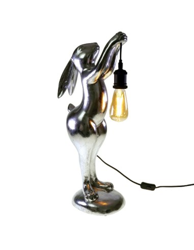 LAMPE-LAPIN-DANS-LES-BRAS-ARGENTE