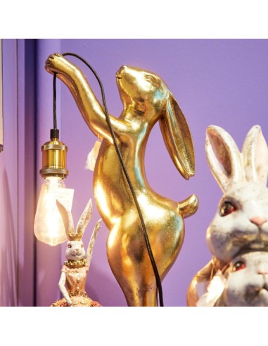 LAMPE-LAPIN-DANS-LES-BRAS-DOREE