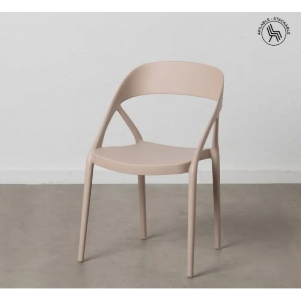 CHAISE-TAUPE-POLIPRO