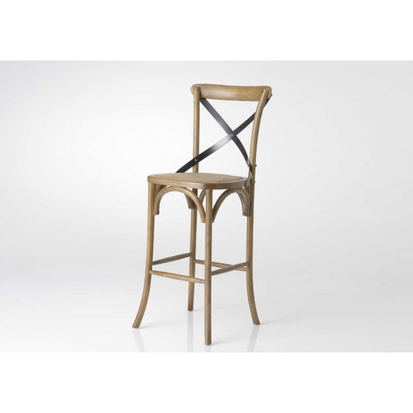 Chaise de bar croisillon...