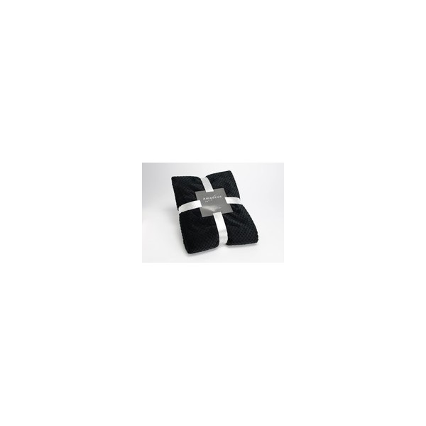 Plaid tout doux noir