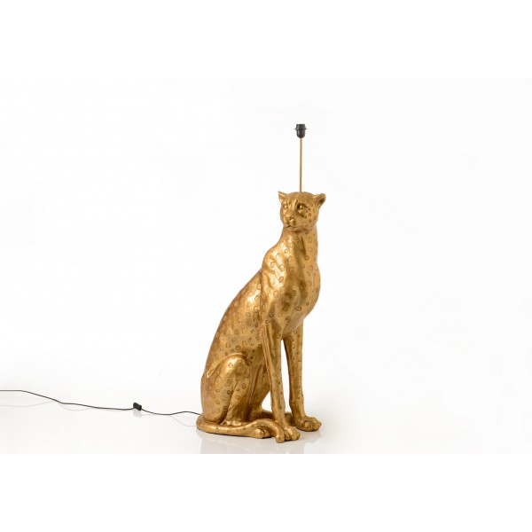 Lampe guépard dorée taille...