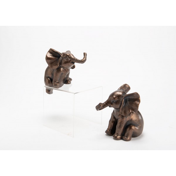 Eléphant Joueurs Résine